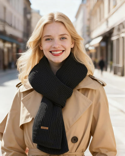 Womens Winter Scarf Cold Weather Thick Warm Cable Knit Wraps Chunky Large Soft Long Scarves