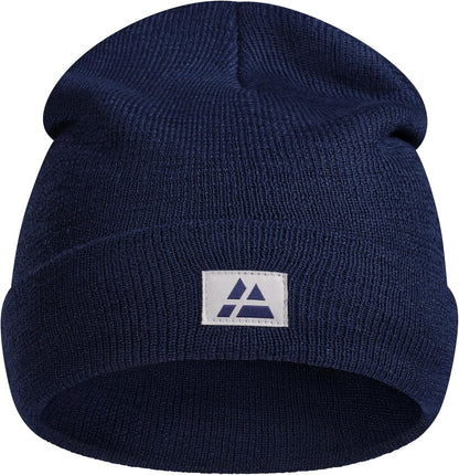 Sustainable Classic Beanie for Men & Women, Plain Kitted Hat