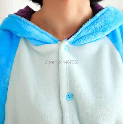 Kigurumi Blue Monster University Sulley Sullivan Onesies Pajamas Cartoon Costume Cosplay Pyjamas Party Dress Pijamas