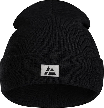 Sustainable Classic Beanie for Men & Women, Plain Kitted Hat