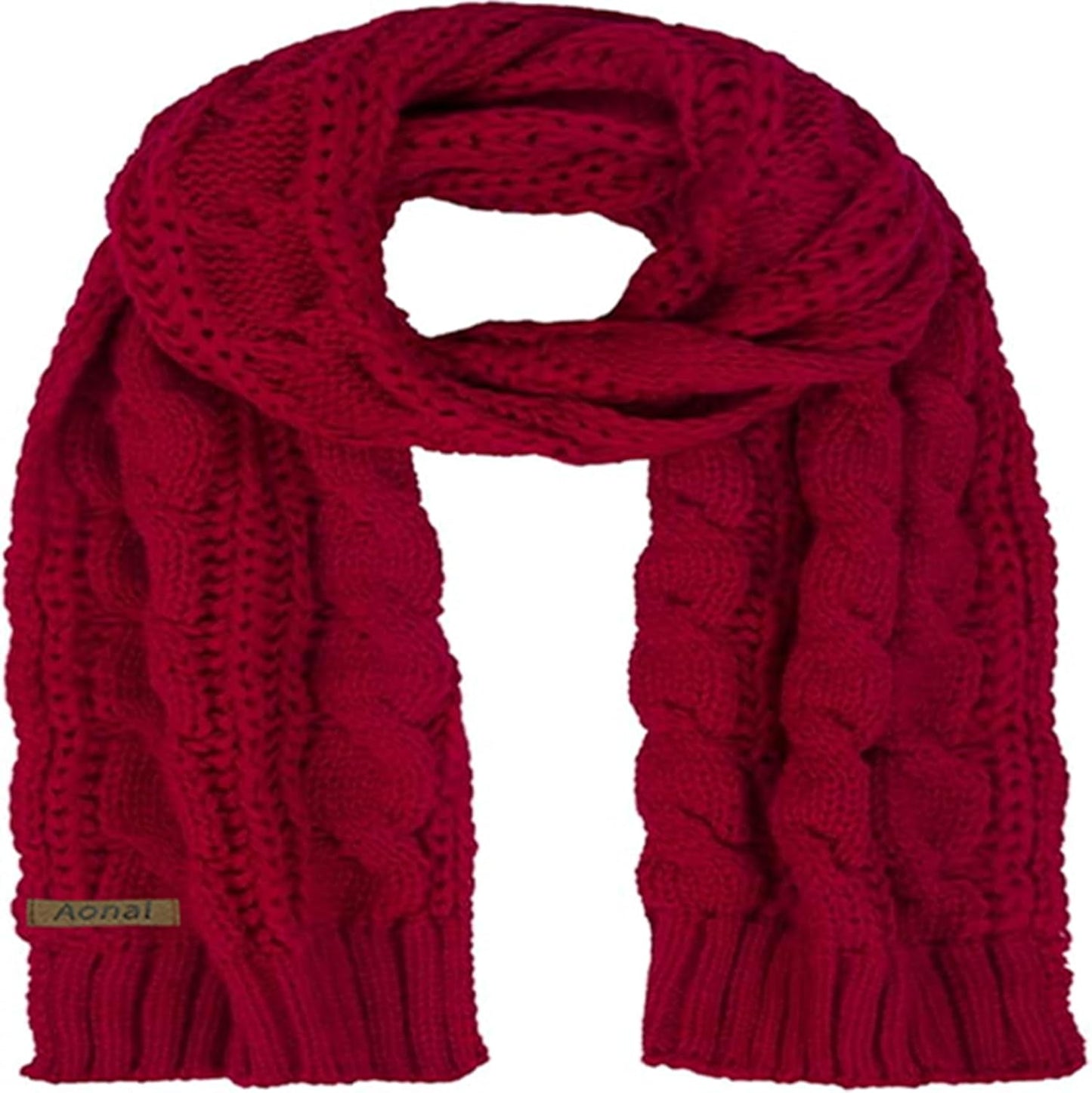 Womens Winter Scarf Cold Weather Thick Warm Cable Knit Wraps Chunky Large Soft Long Scarves