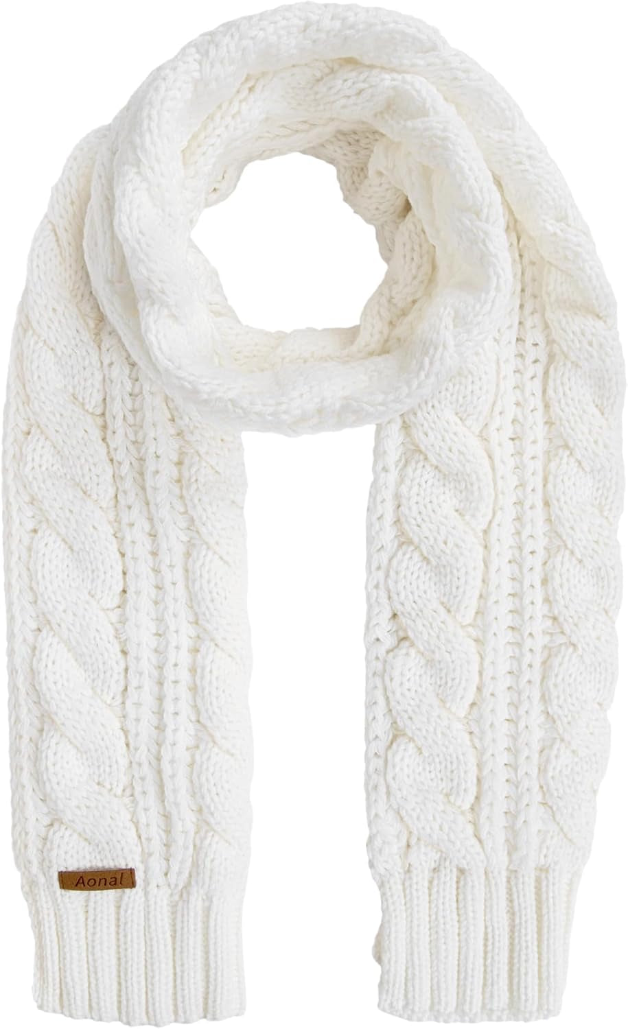 Womens Winter Scarf Cold Weather Thick Warm Cable Knit Wraps Chunky Large Soft Long Scarves