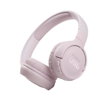 JBL Tune 510BT - Bluetooth headphones with up to 40 hours battery, microphone for call, foldable and comfortable, Android and iOs compatible (White)