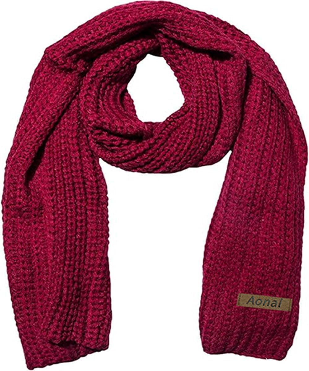 Womens Winter Scarf Cold Weather Thick Warm Cable Knit Wraps Chunky Large Soft Long Scarves