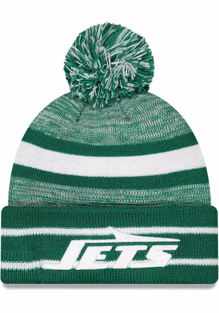 New Era Unisex-Adult NFL Official Sport Knit Classic Cuffed Knit Pom Beanie Hat