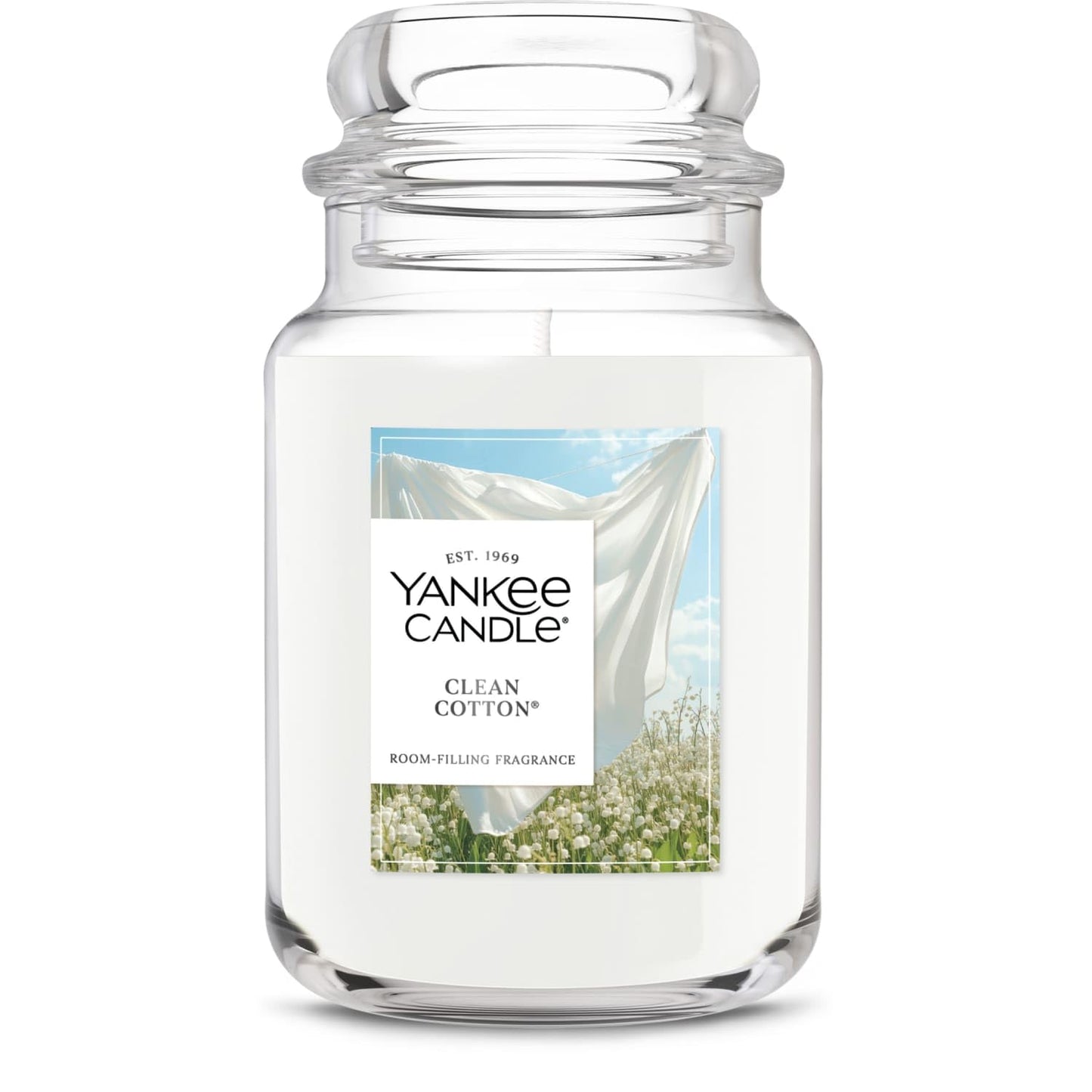 Yankee Candle Mid Summer's Night Scented Candle, 22oz Large Jar with up to 150 Hour Burn, Giftable