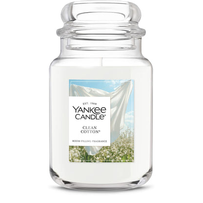 Yankee Candle Mid Summer's Night Scented Candle, 22oz Large Jar with up to 150 Hour Burn, Giftable