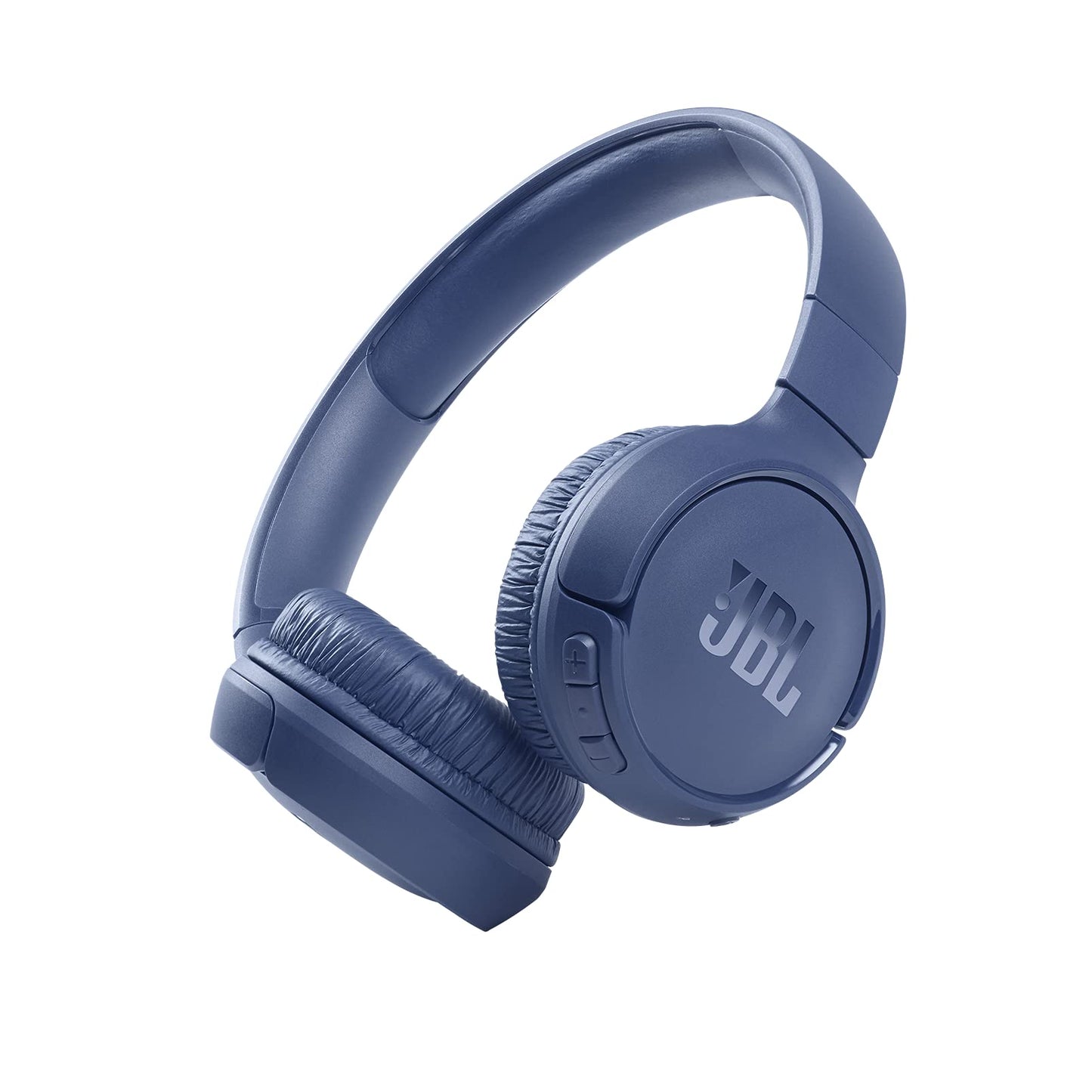 JBL Tune 510BT - Bluetooth headphones with up to 40 hours battery, microphone for call, foldable and comfortable, Android and iOs compatible (White)