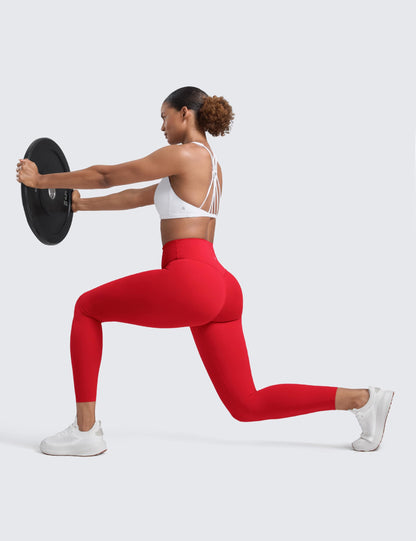 CRZ YOGA Secretsculpt Womens Butterlift Scrunch Butt Workout Leggings 25" - No Front Seam High Waisted Yoga Pants Booty