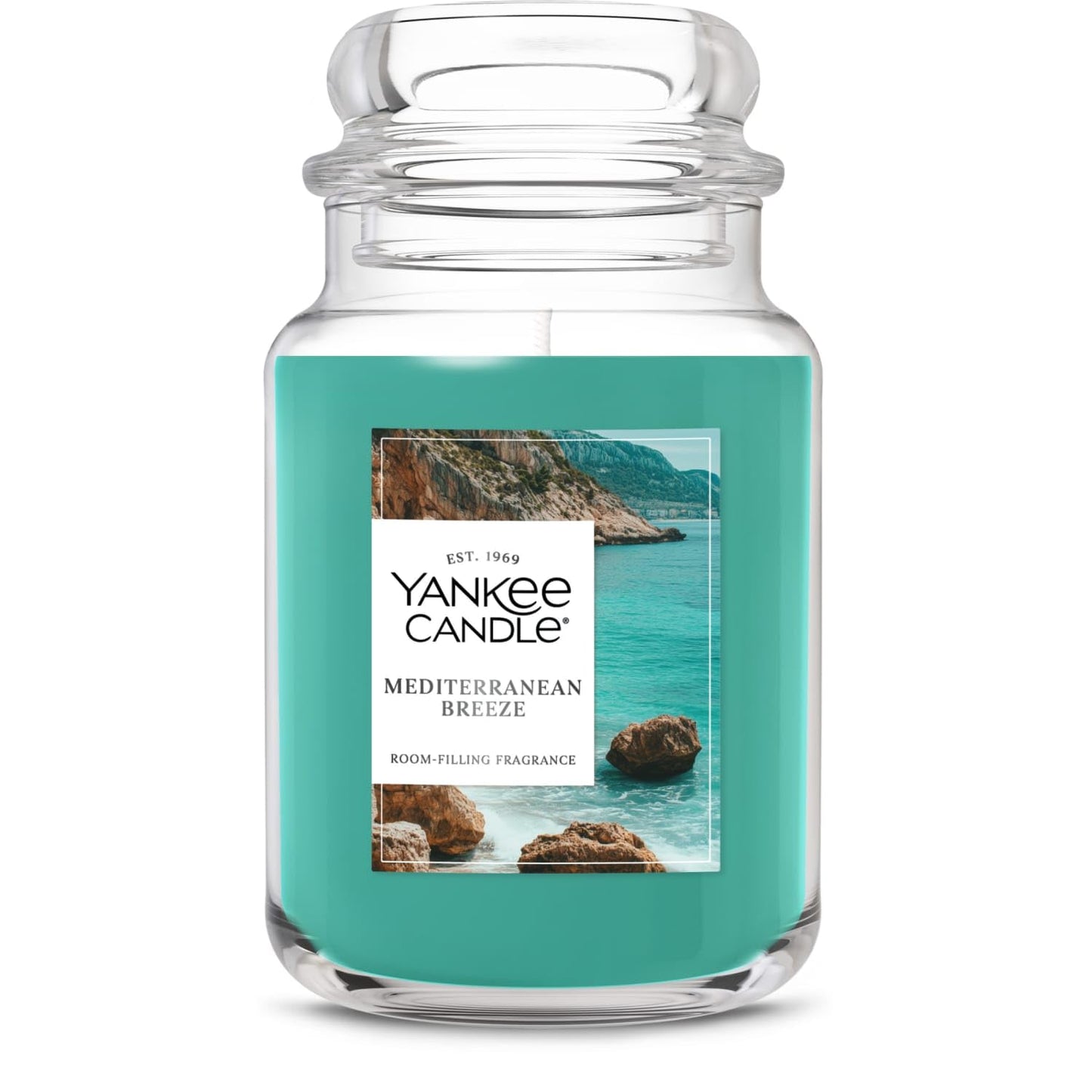 Yankee Candle Mid Summer's Night Scented Candle, 22oz Large Jar with up to 150 Hour Burn, Giftable