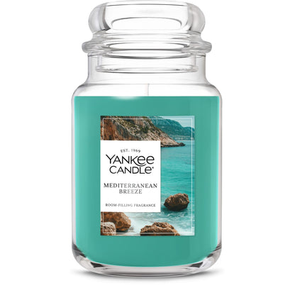 Yankee Candle Mid Summer's Night Scented Candle, 22oz Large Jar with up to 150 Hour Burn, Giftable