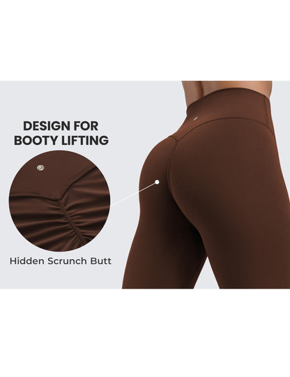 CRZ YOGA Secretsculpt Womens Butterlift Scrunch Butt Workout Leggings 25" - No Front Seam High Waisted Yoga Pants Booty