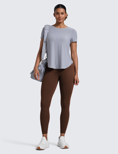 CRZ YOGA Secretsculpt Womens Butterlift Scrunch Butt Workout Leggings 25" - No Front Seam High Waisted Yoga Pants Booty