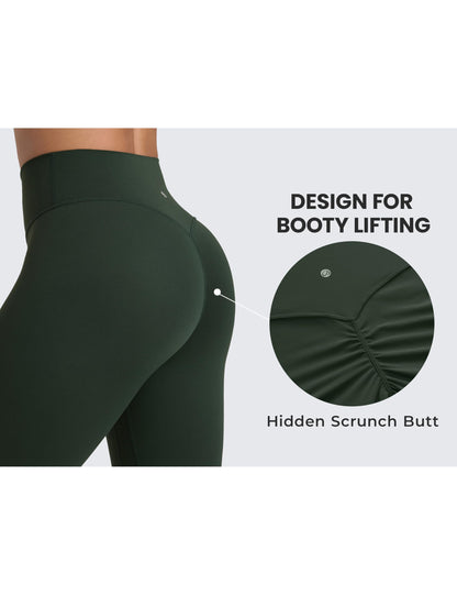 CRZ YOGA Secretsculpt Womens Butterlift Scrunch Butt Workout Leggings 25" - No Front Seam High Waisted Yoga Pants Booty