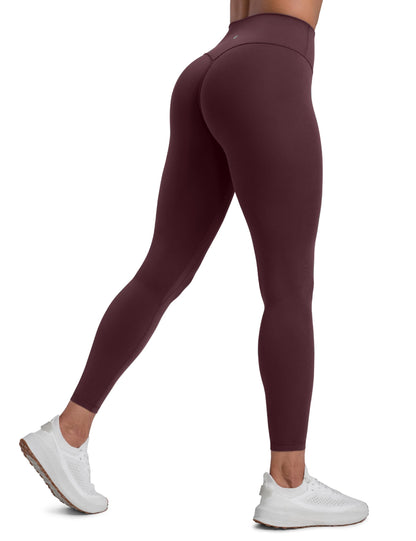 CRZ YOGA Secretsculpt Womens Butterlift Scrunch Butt Workout Leggings 25" - No Front Seam High Waisted Yoga Pants Booty