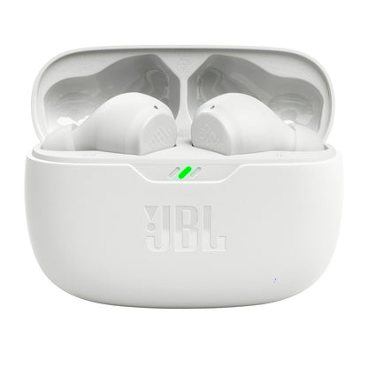 JBL Vibe Beam - True Wireless JBL Deep Bass Sound Earbuds, Bluetooth 5.2, Water & Dust Resistant, Hands-free call with VoiceAware, Up to 32 hours of battery life (Black)