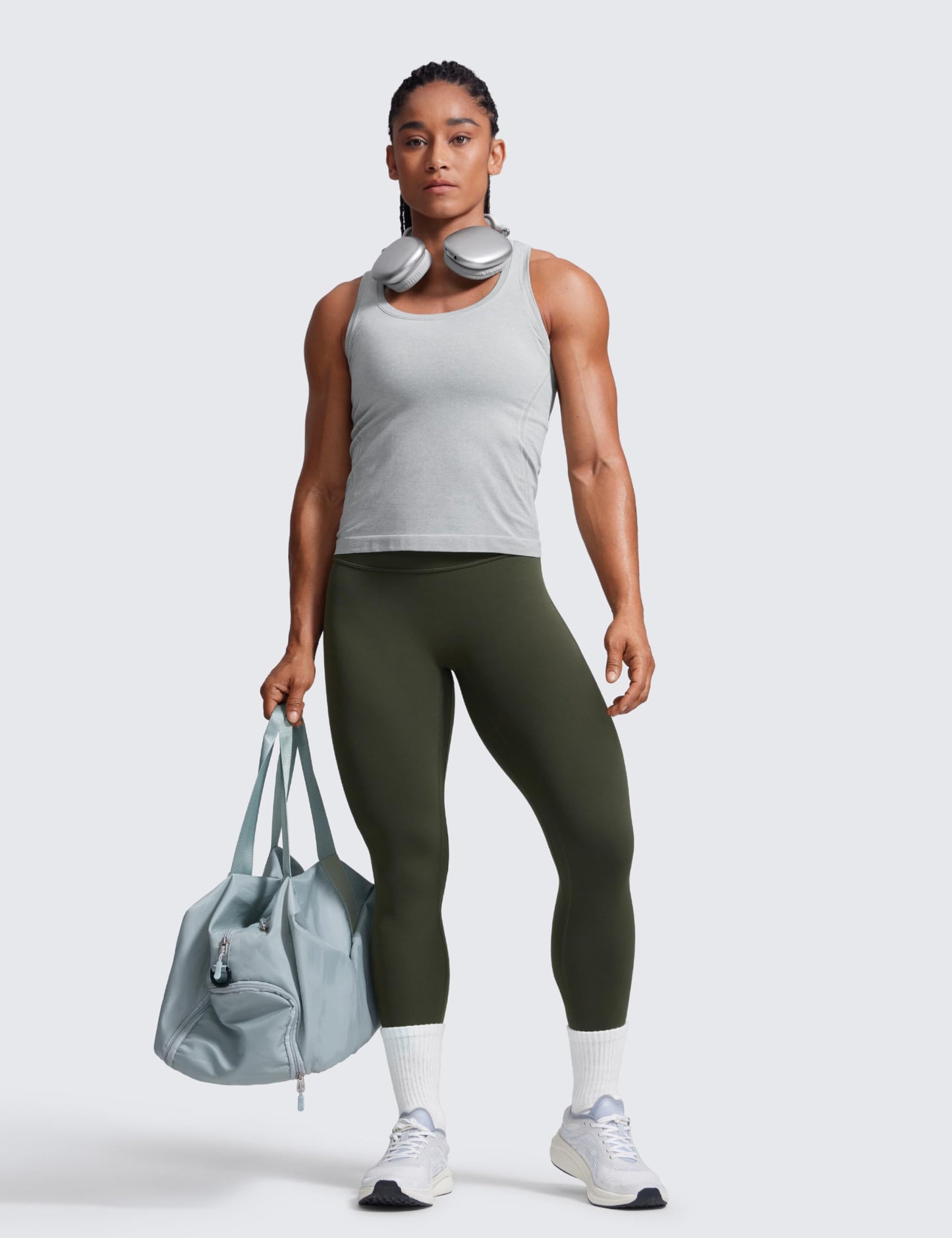 CRZ YOGA Secretsculpt Womens Butterlift Scrunch Butt Workout Leggings 25" - No Front Seam High Waisted Yoga Pants Booty