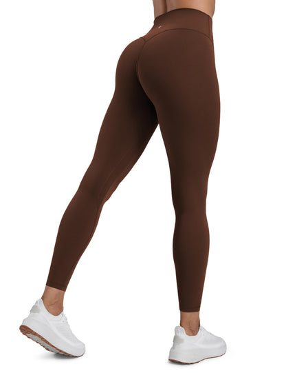 CRZ YOGA Secretsculpt Womens Butterlift Scrunch Butt Workout Leggings 25" - No Front Seam High Waisted Yoga Pants Booty