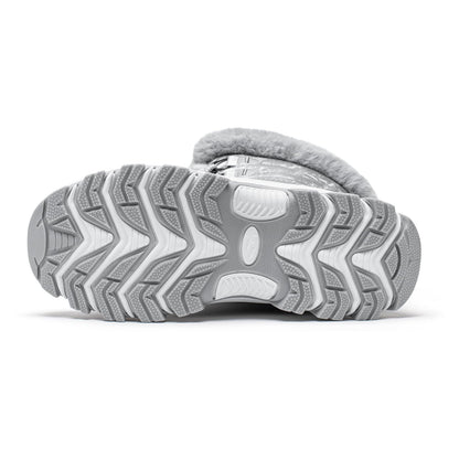 HOBIBEAR Women's Snow Boots Winter Outdoor Faux Fur Lined Warm Water Resistant Mid-Calf Booties