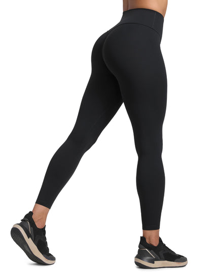 CRZ YOGA Secretsculpt Womens Butterlift Scrunch Butt Workout Leggings 25" - No Front Seam High Waisted Yoga Pants Booty