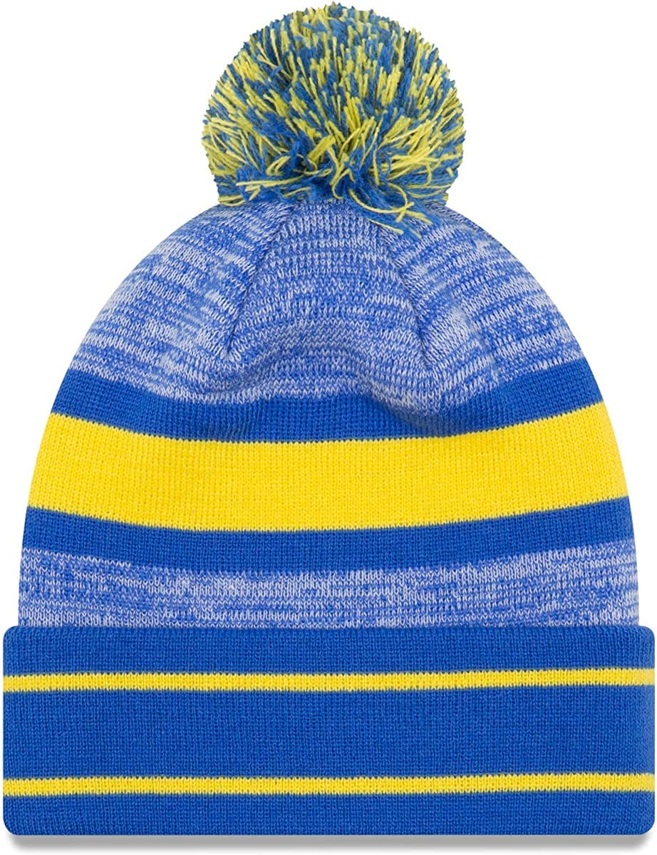 New Era Unisex-Adult NFL Official Sport Knit Classic Cuffed Knit Pom Beanie Hat