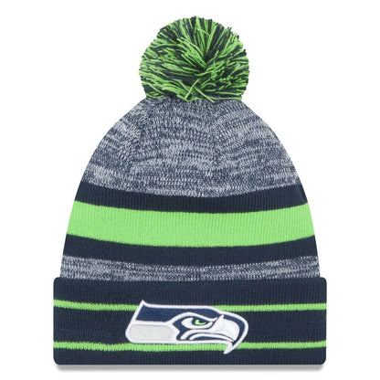 New Era Unisex-Adult NFL Official Sport Knit Classic Cuffed Knit Pom Beanie Hat