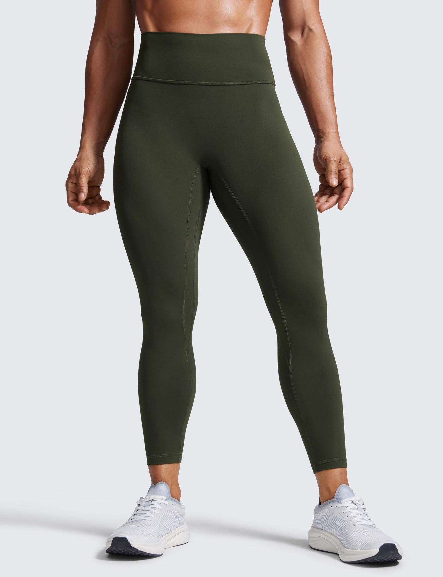 CRZ YOGA Secretsculpt Womens Butterlift Scrunch Butt Workout Leggings 25" - No Front Seam High Waisted Yoga Pants Booty