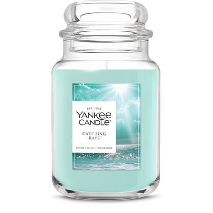 Yankee Candle Mid Summer's Night Scented Candle, 22oz Large Jar with up to 150 Hour Burn, Giftable