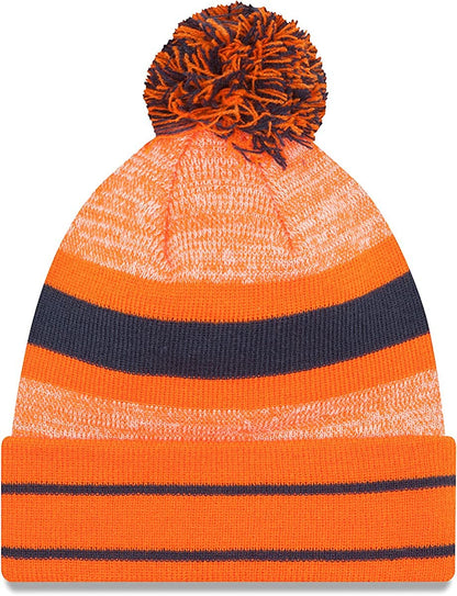 New Era Unisex-Adult NFL Official Sport Knit Classic Cuffed Knit Pom Beanie Hat