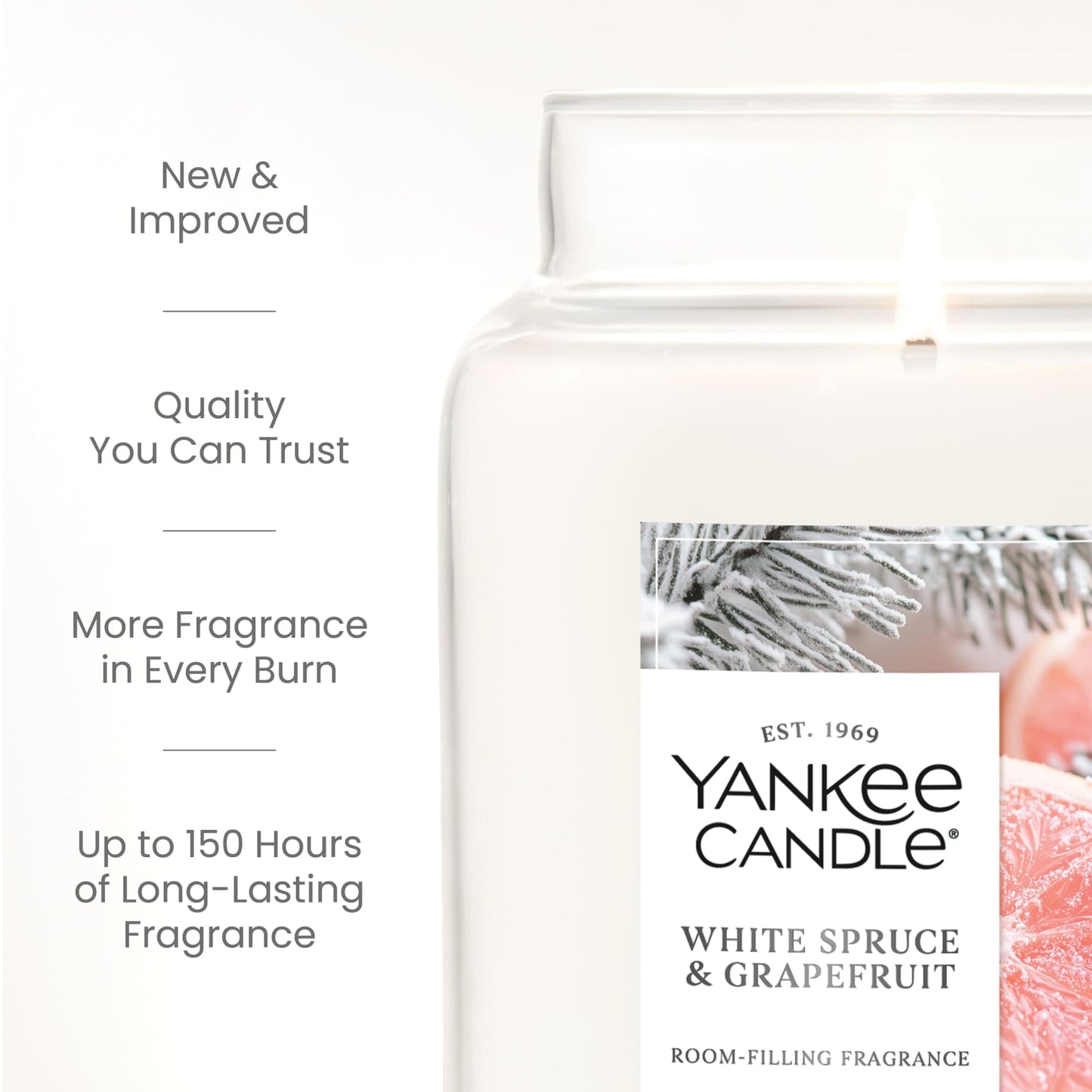 Yankee Candle Mid Summer's Night Scented Candle, 22oz Large Jar with up to 150 Hour Burn, Giftable