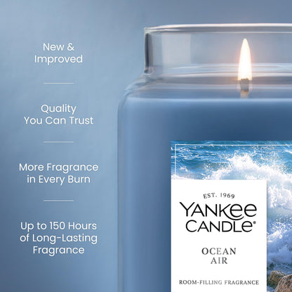 Yankee Candle Mid Summer's Night Scented Candle, 22oz Large Jar with up to 150 Hour Burn, Giftable