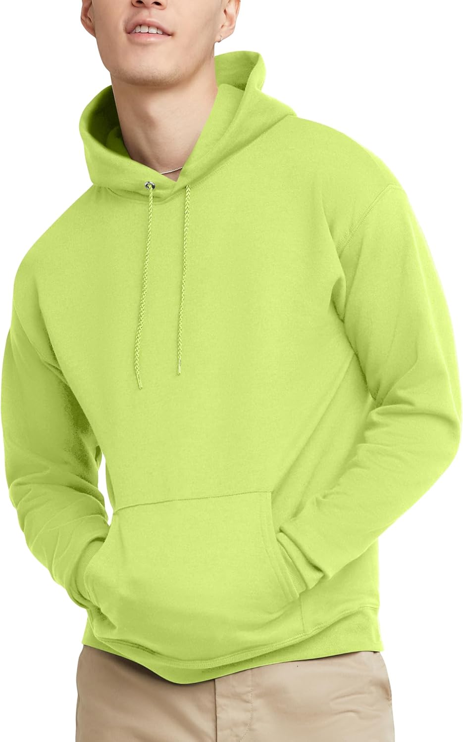Hanes EcoSmart Hoodie, Midweight Fleece, Pullover Hooded Sweatshirt for Men