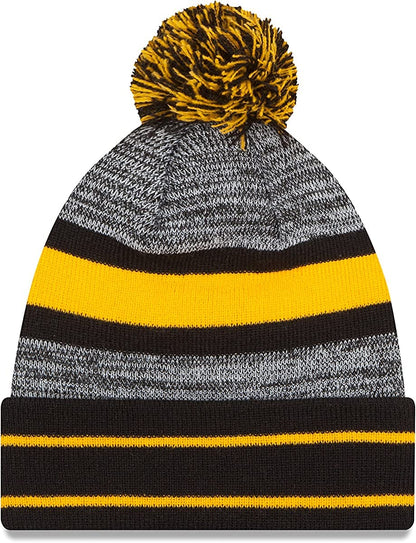 New Era Unisex-Adult NFL Official Sport Knit Classic Cuffed Knit Pom Beanie Hat