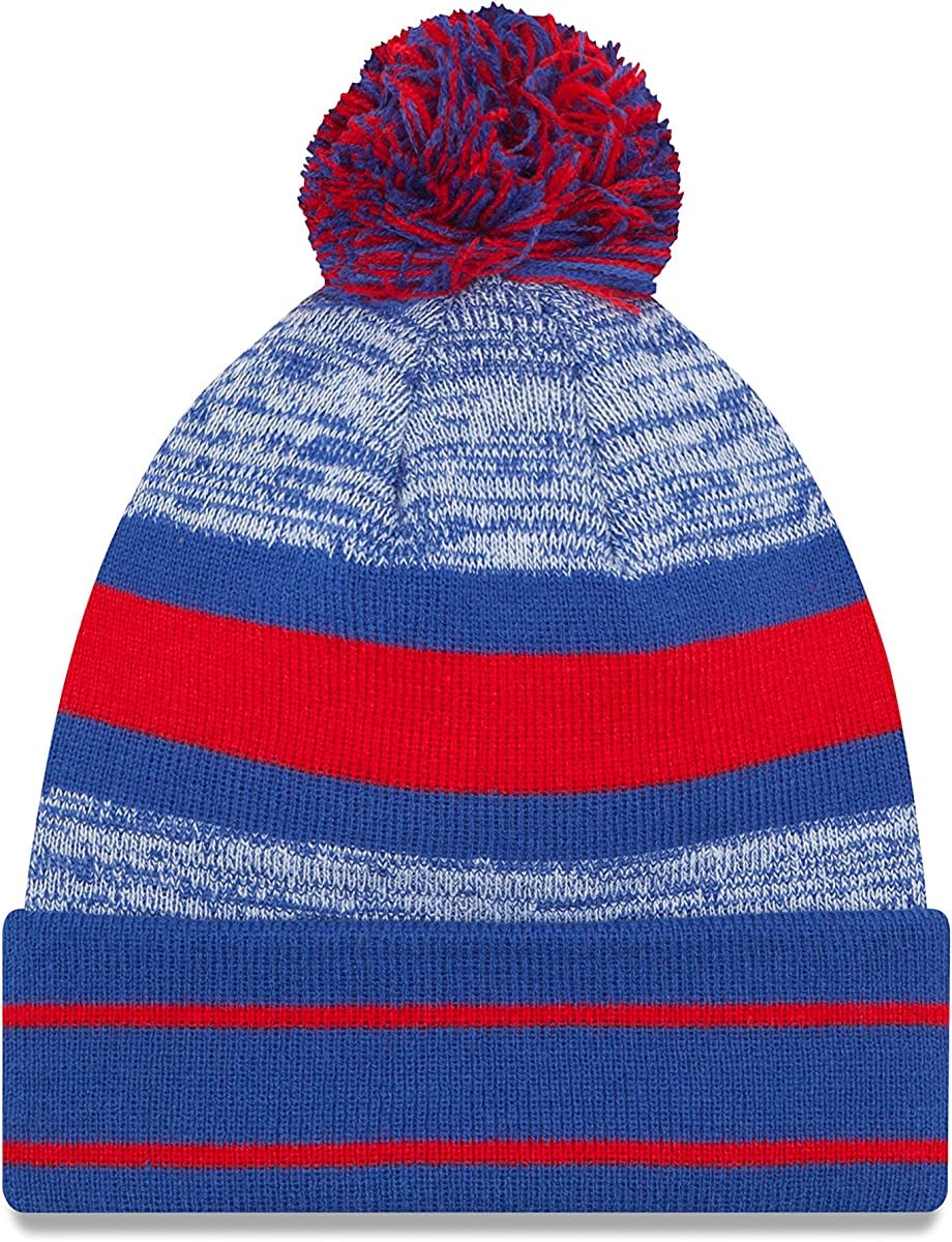 New Era Unisex-Adult NFL Official Sport Knit Classic Cuffed Knit Pom Beanie Hat