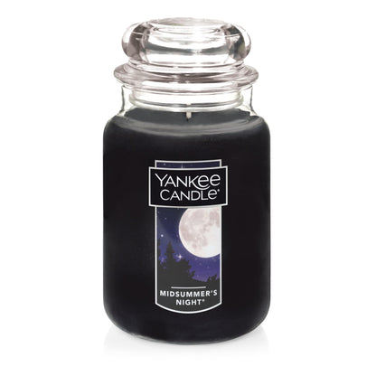 Yankee Candle Mid Summer's Night Scented Candle, 22oz Large Jar with up to 150 Hour Burn, Giftable
