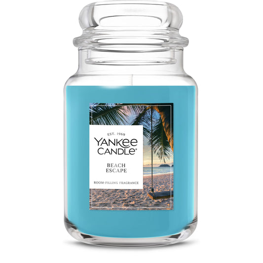 Yankee Candle Mid Summer's Night Scented Candle, 22oz Large Jar with up to 150 Hour Burn, Giftable