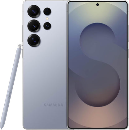 SAMSUNG Galaxy S25 Ultra Cell Phone, 256GB AI Smartphone, Unlocked Android, AI Camera, Fast Processor, Long Battery Life, 2025, Titanium Silverblue (Renewed)