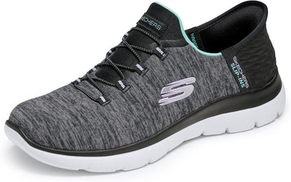 Skechers Women's Summits Dazzling Haze Hands Free Slip In Sneakers