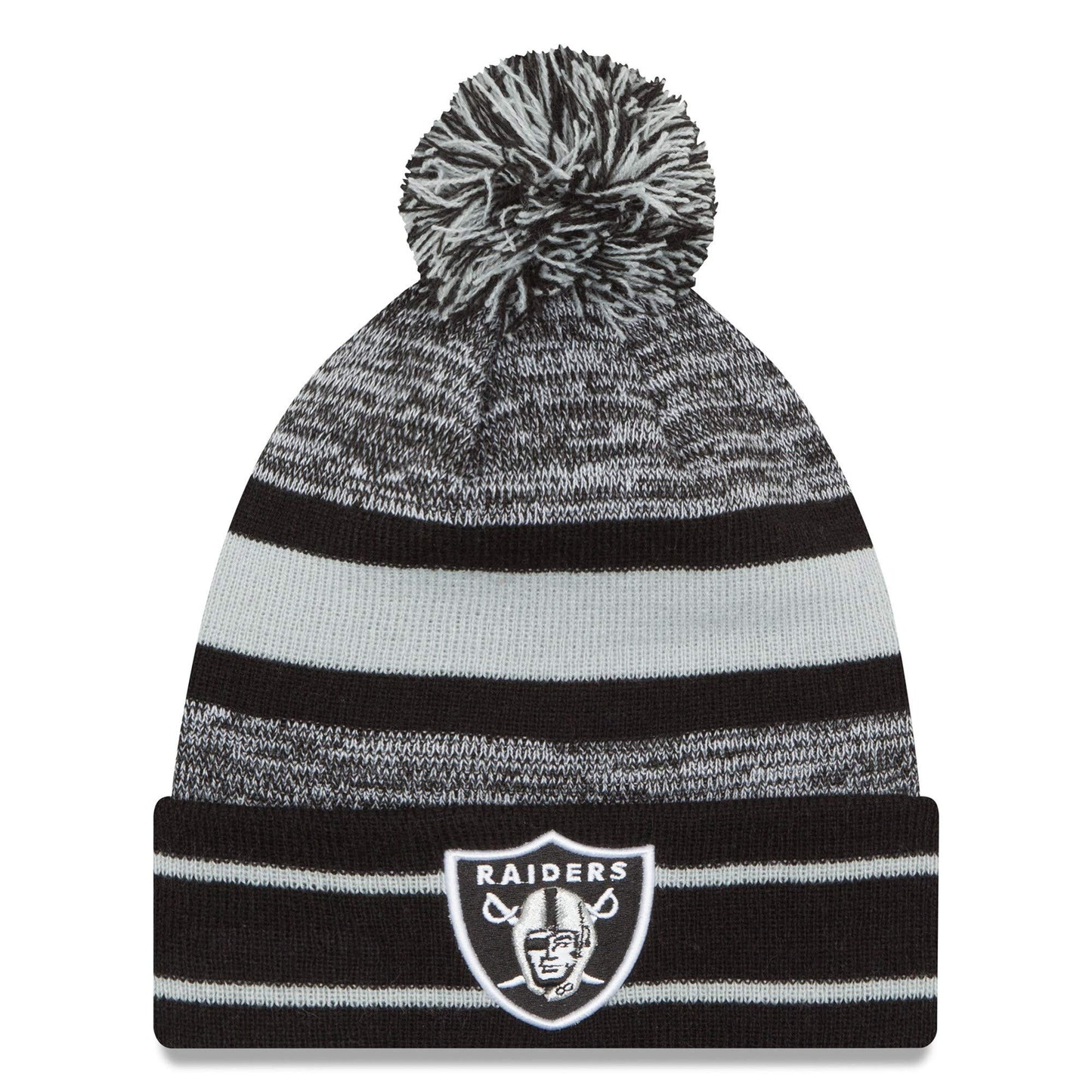 New Era Unisex-Adult NFL Official Sport Knit Classic Cuffed Knit Pom Beanie Hat