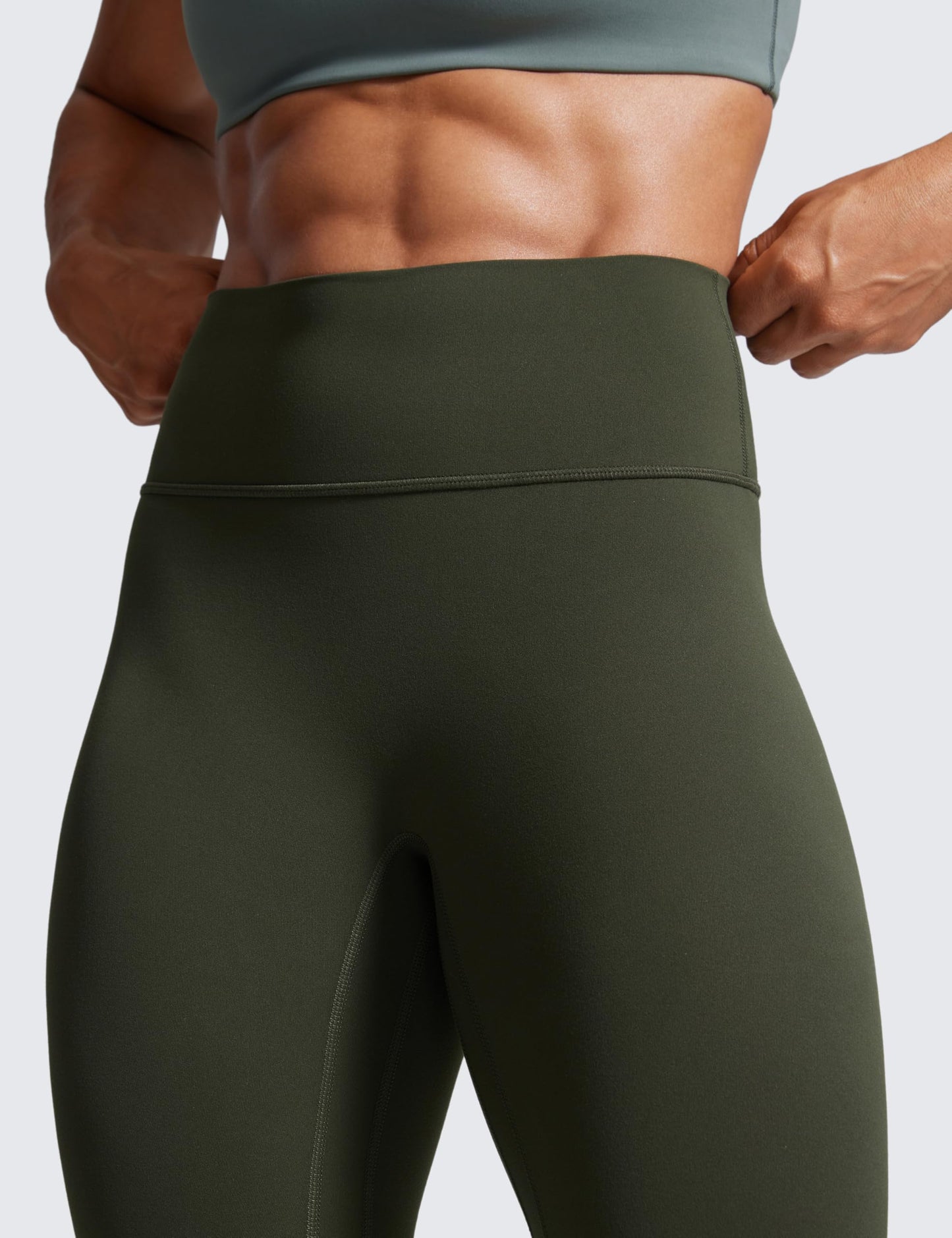 CRZ YOGA Secretsculpt Womens Butterlift Scrunch Butt Workout Leggings 25" - No Front Seam High Waisted Yoga Pants Booty