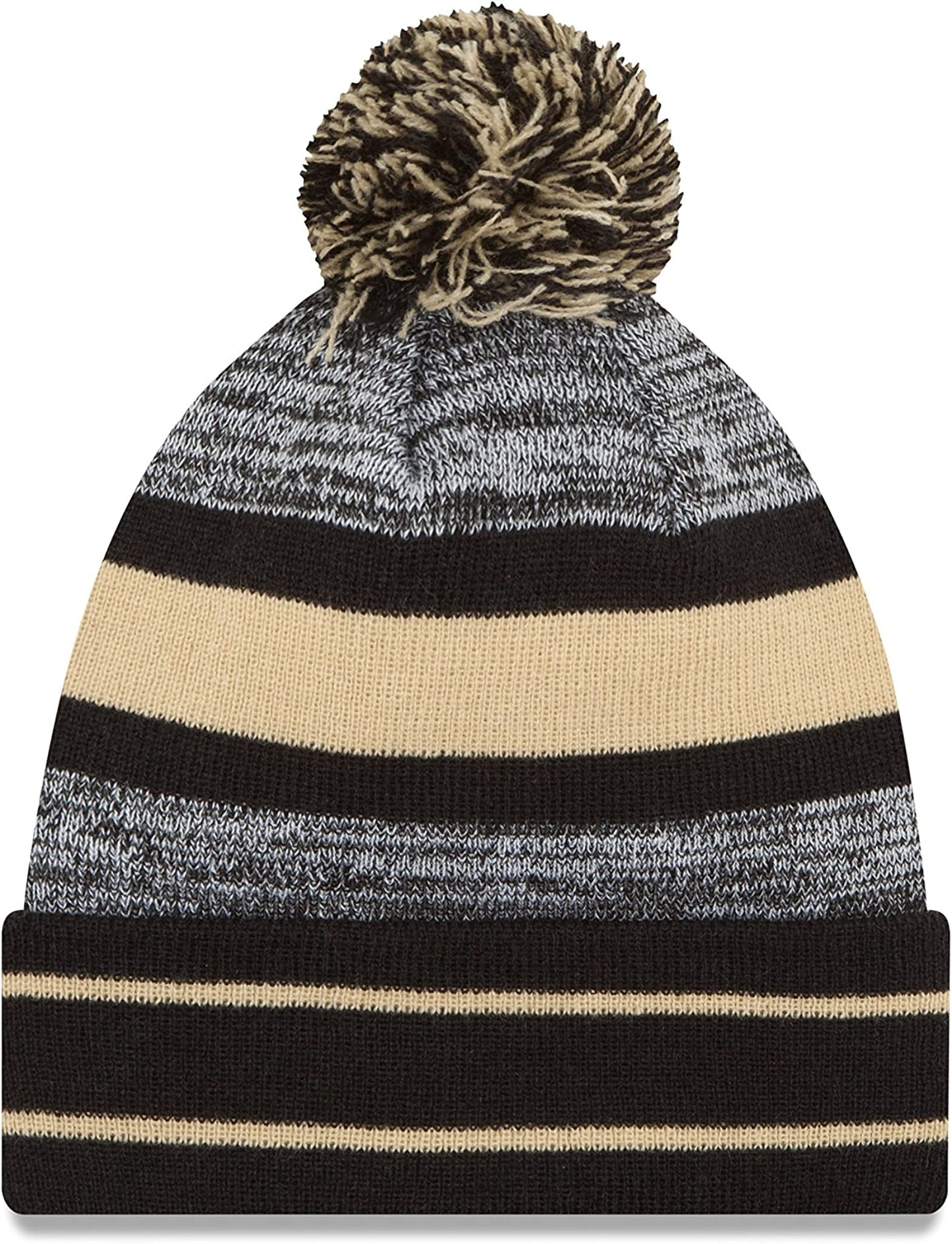 New Era Unisex-Adult NFL Official Sport Knit Classic Cuffed Knit Pom Beanie Hat