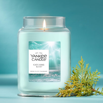 Yankee Candle Mid Summer's Night Scented Candle, 22oz Large Jar with up to 150 Hour Burn, Giftable