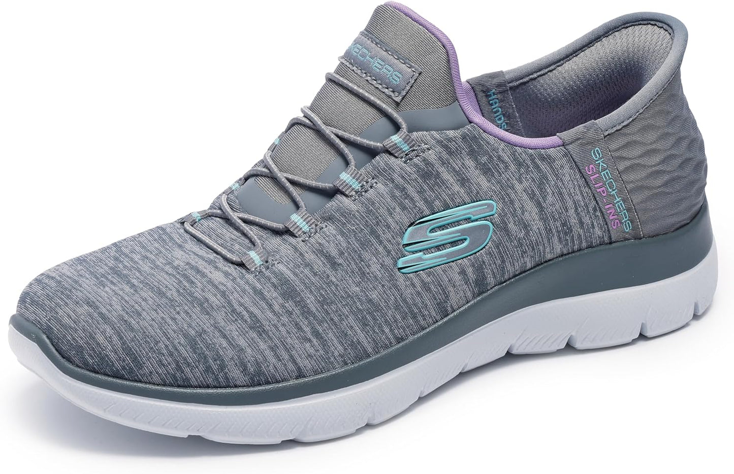 Skechers Women's Summits Dazzling Haze Hands Free Slip In Sneakers