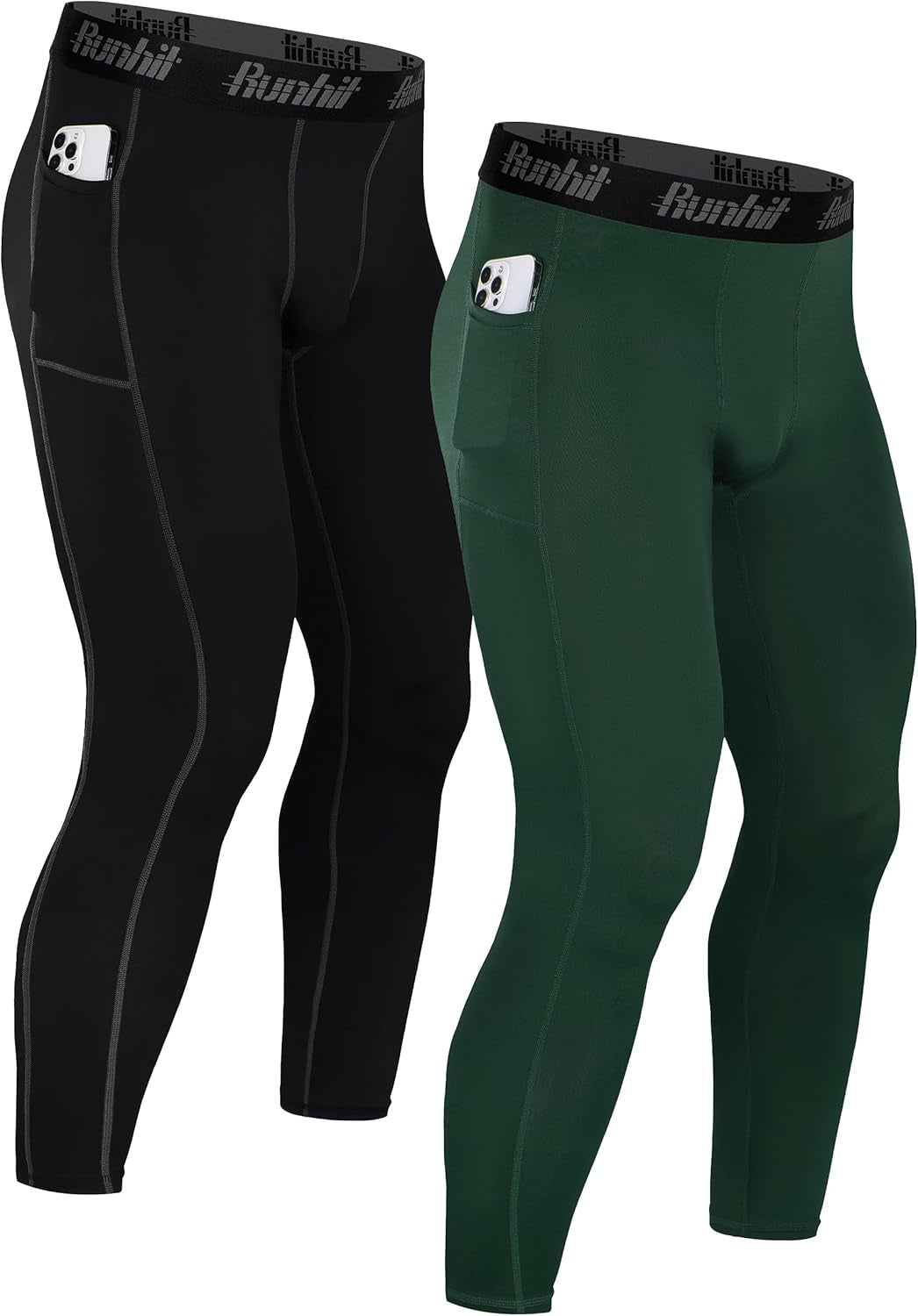 Compression Pants Men Running Tights Leggings Athletic Workout Gym Pants