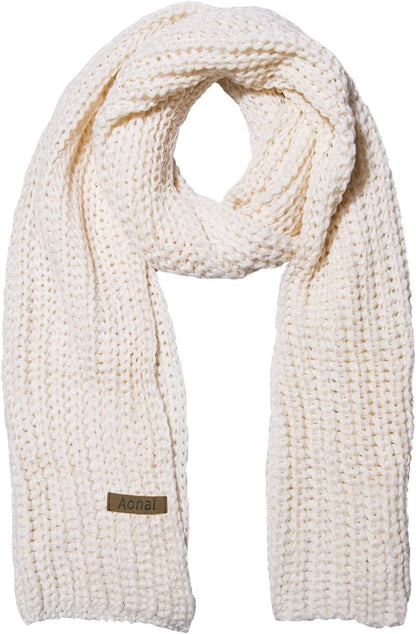 Womens Winter Scarf Cold Weather Thick Warm Cable Knit Wraps Chunky Large Soft Long Scarves