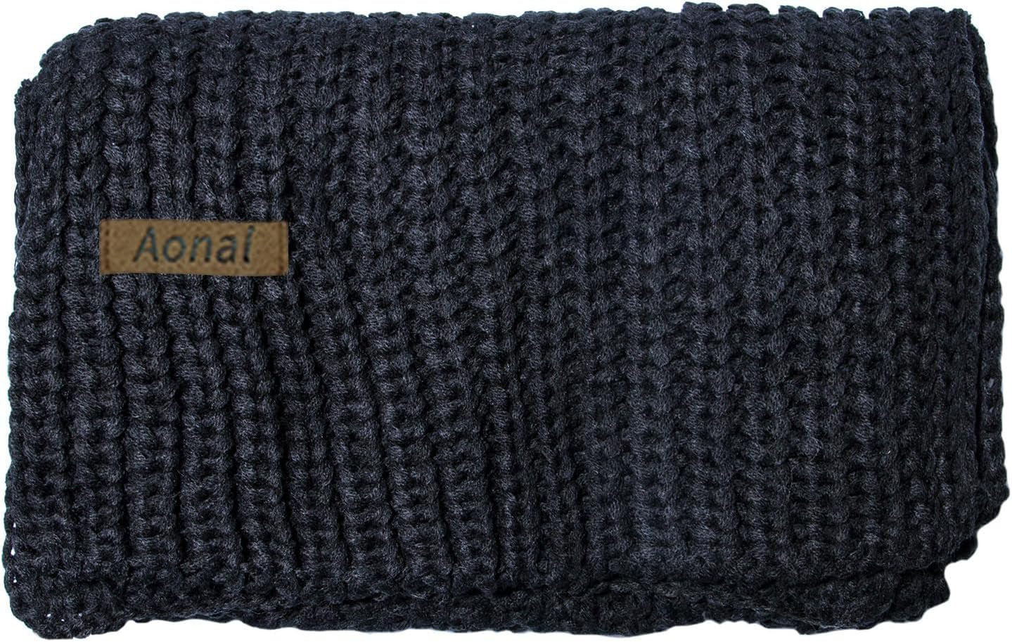 Womens Winter Scarf Cold Weather Thick Warm Cable Knit Wraps Chunky Large Soft Long Scarves